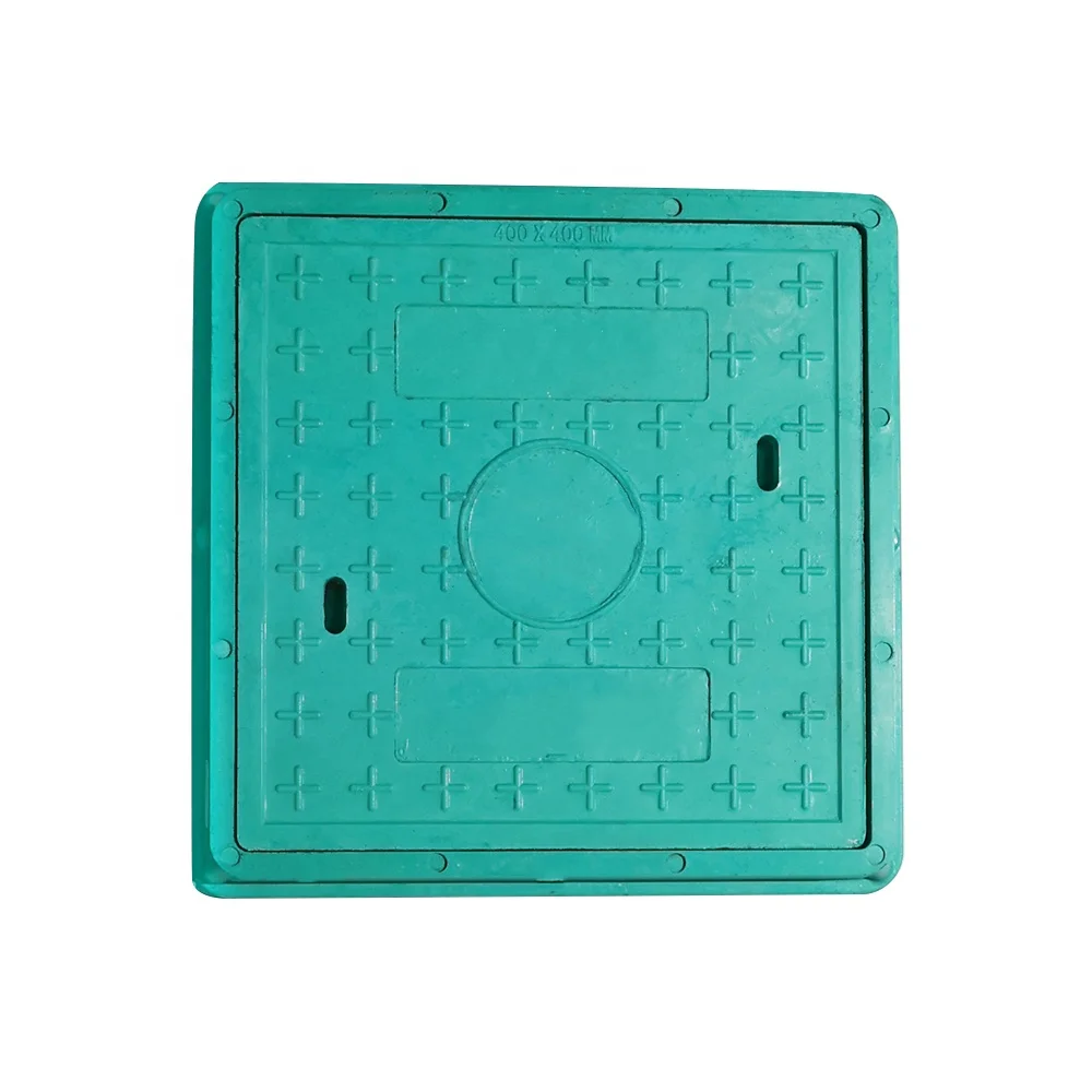Composite Square and Resin Glass Fiber Reinforced Plastic Custom Roadway Resin Traffic Safety ManHole Covers