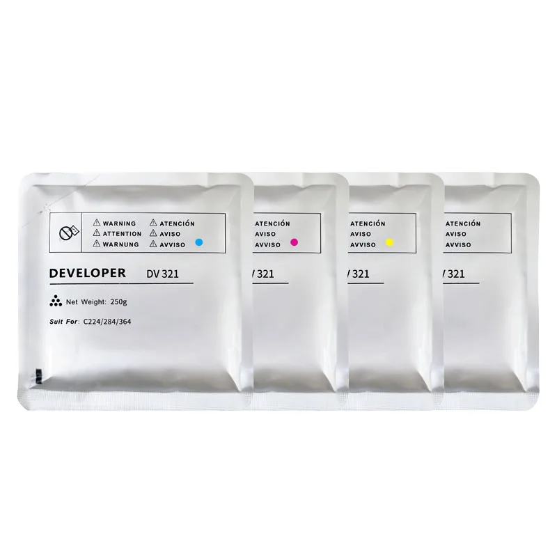 Compatible DV321 for Konica Minolta Bizhub C224.284.364 Copier Developer Toner Powder Office Photocopier Printer Printer Develop