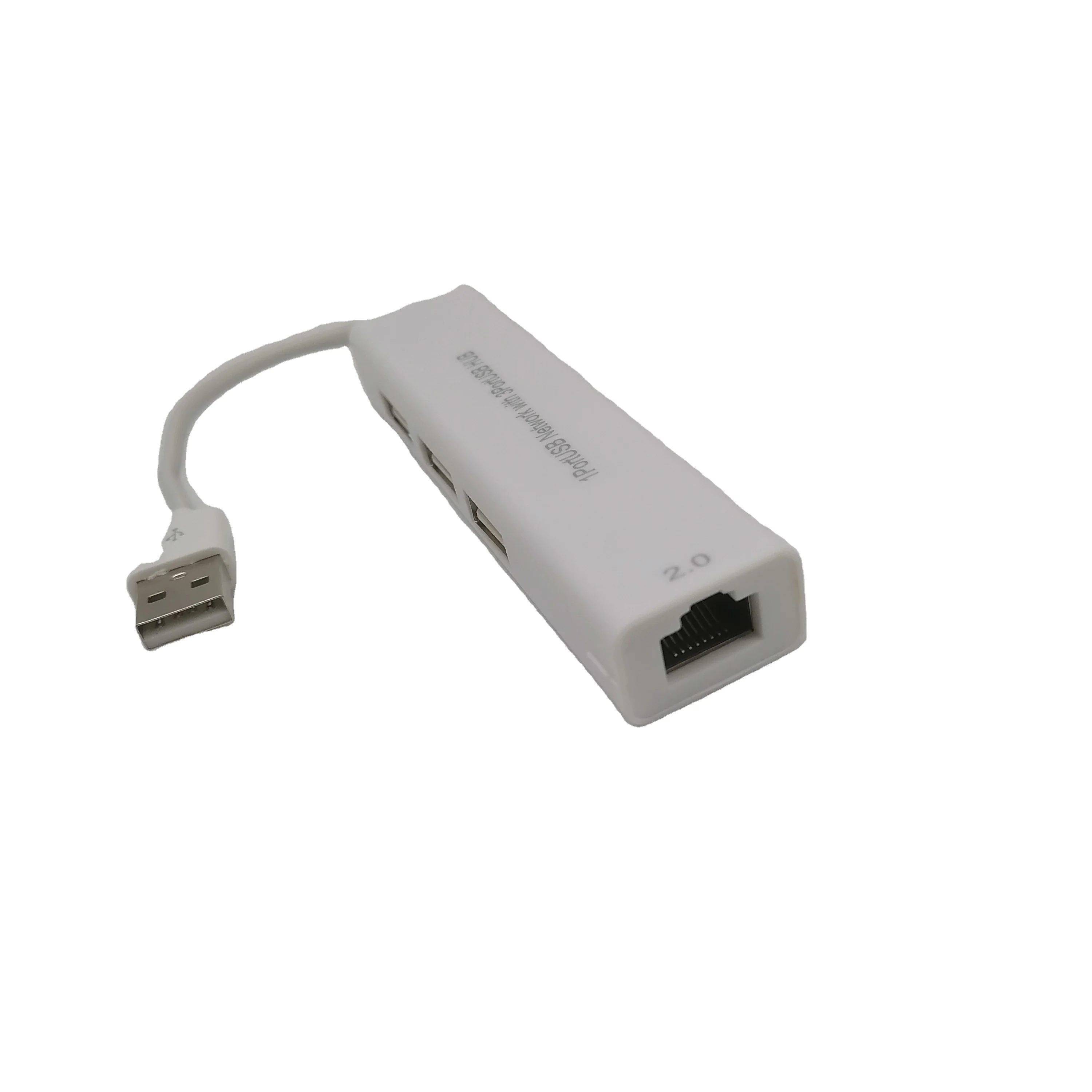 Factory direct sale LAN Ethernet USB2.0 to network port RJ45 converter USB hub wired network card
