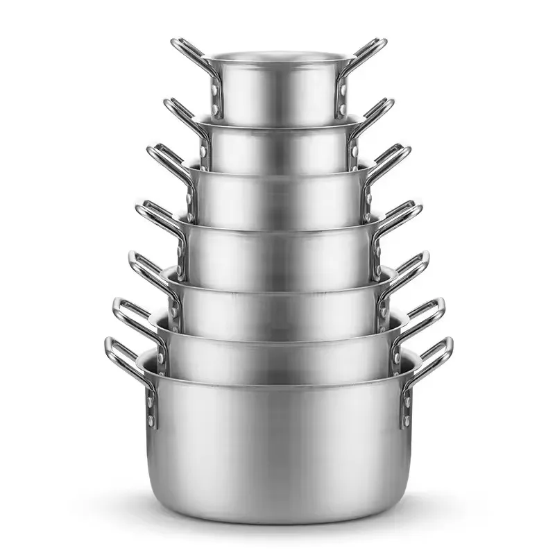 Food grade aluminum soup pot High soup pot Large capacity gift pot