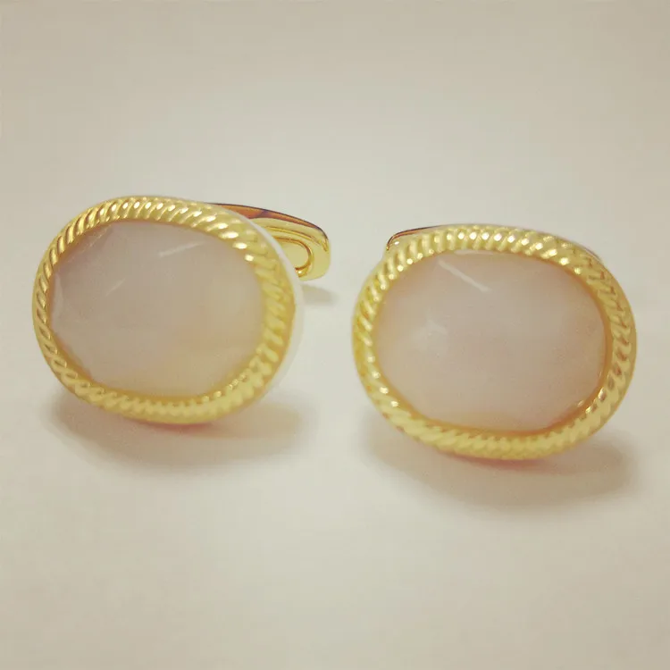 Factory wholesale jewelry gold men cufflinks