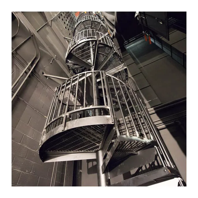 Промышленный стиль escaleras внутренние чугунные Кабельные перила из нержавеющей стали круглые лестницы спиральные лестницы