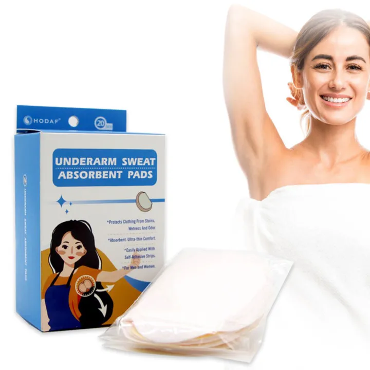 HODAF disposable Underarm Sweat Pads For Summer Deodorant Armpit Patch Unisex Sweat