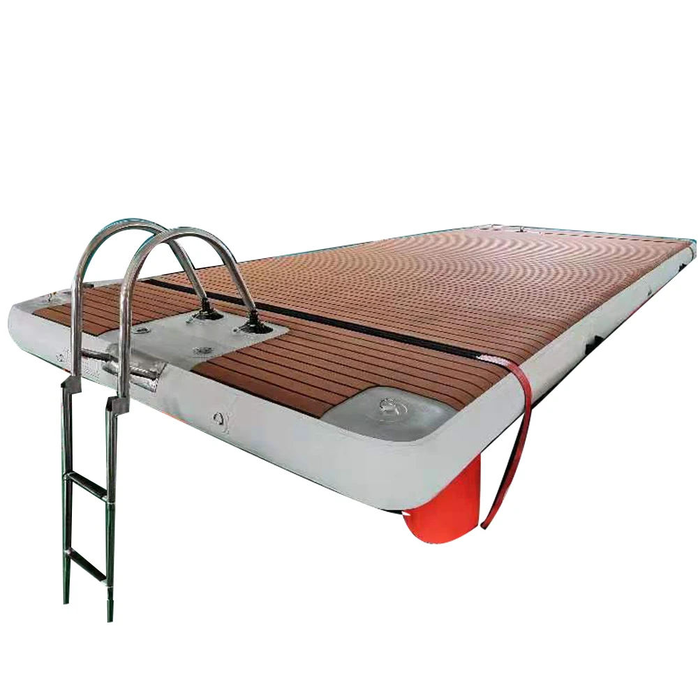 Customized PVC Inflatable multi Floating Platform dock station for jet Boat SUP Yacht Dock