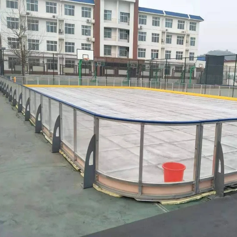 Самосмазывающиеся синтетические коньки UHMWPE каток мобильное оборудование для хоккея и