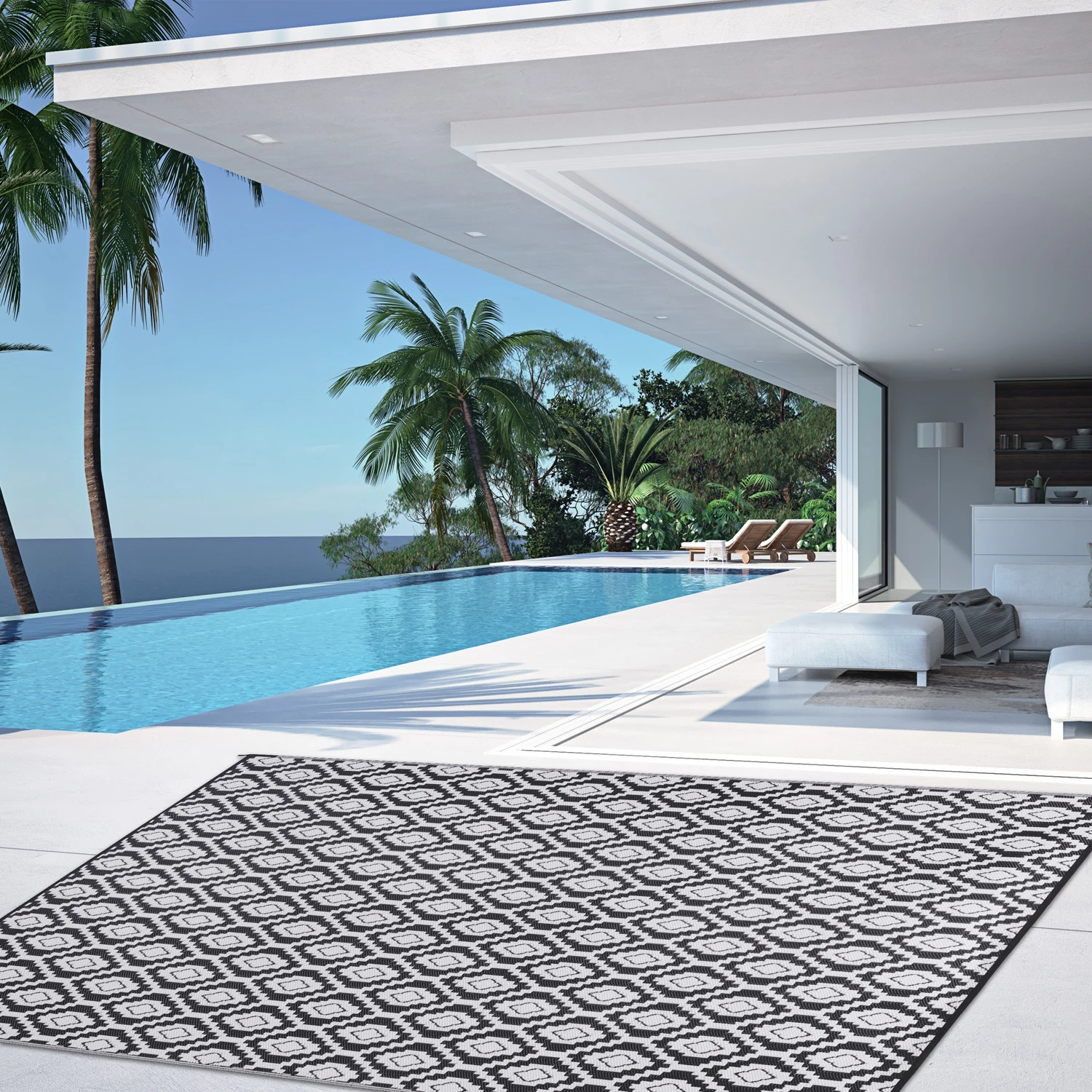 Manufacturers wholesale RV mat PP pipe double woven garden mat anti-aging moisture-proof custom garden lawn cushion mat