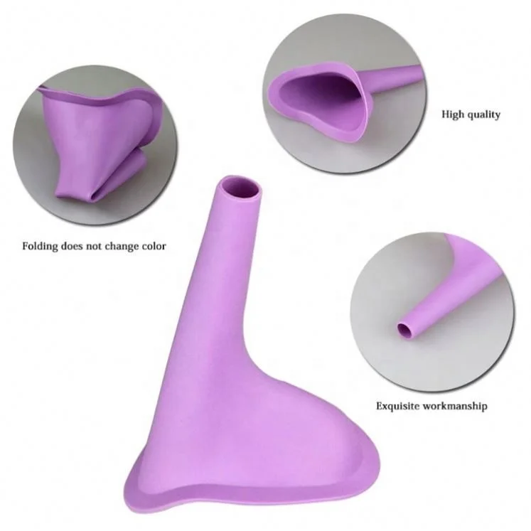 
2021 Wholesale Outdoor Children/Adult Portable Women Urine Funnel Toilet Urinal Female 