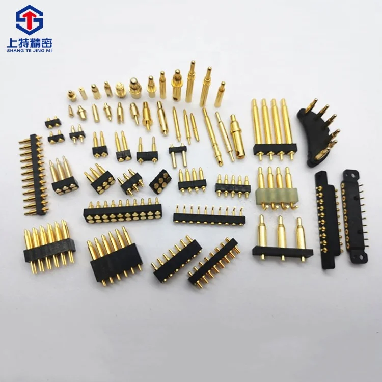 Shangte Customized Brass Pogo Pins Spring Contact Probes Test Probe