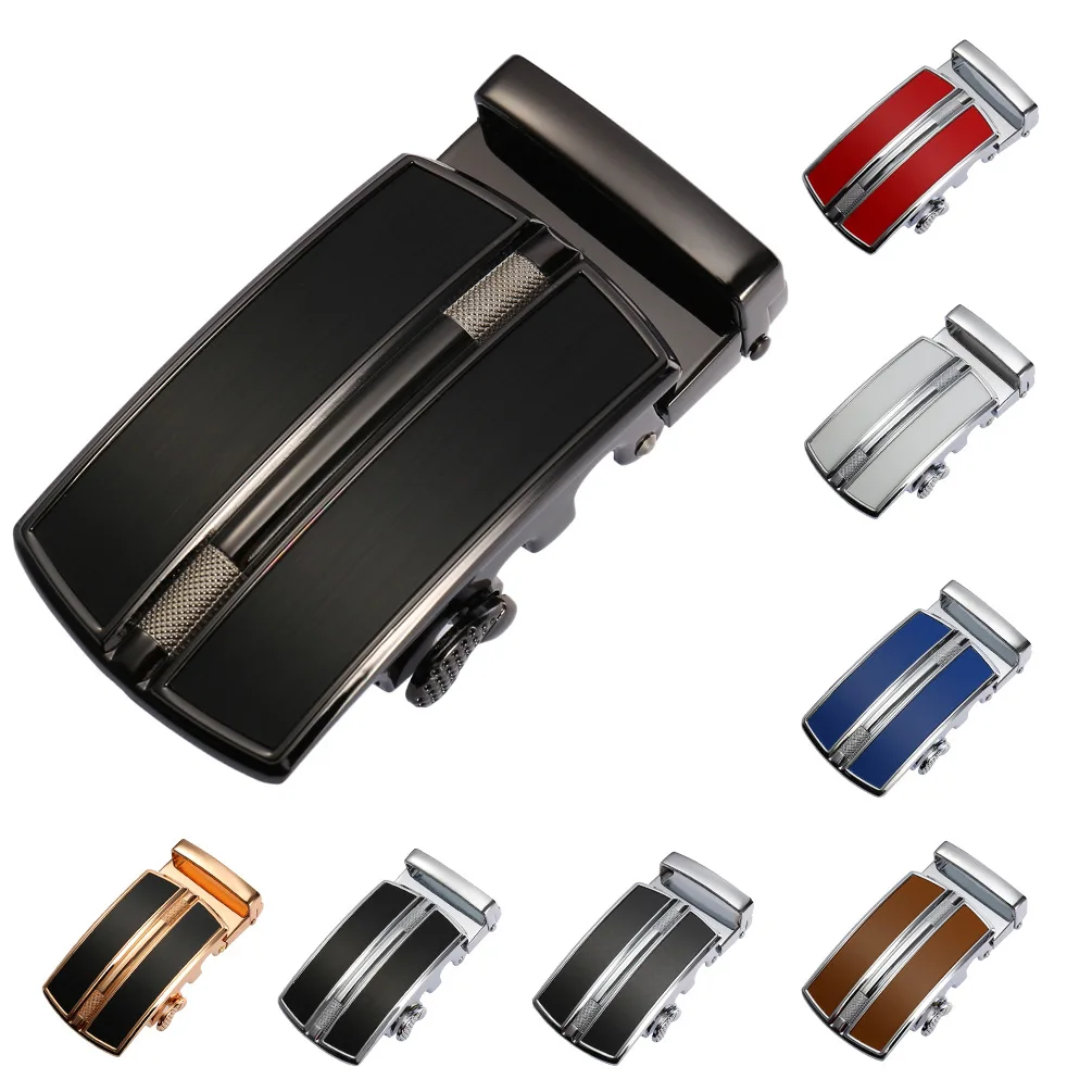 Factory Wholesale Business Relaxation Ratchet Zinc Alloy Mens Automatic Belt Buckles