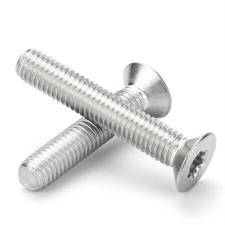 Factory Price M5 M6 M8 Cnc Machine Torx Head Bolt Torx Flat Csk Head Security Bolt Anti Theft Bolt