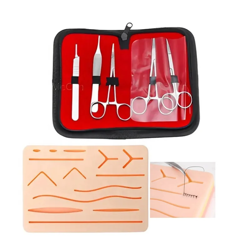 5PCS Suture Practice Kit Wounds Complete Student Surgical Suture Practice kit for Medical Student
