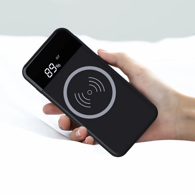 
10000mah wireless Ultra thin power bank NEW QC3.0 Type-C PD fast charging 
