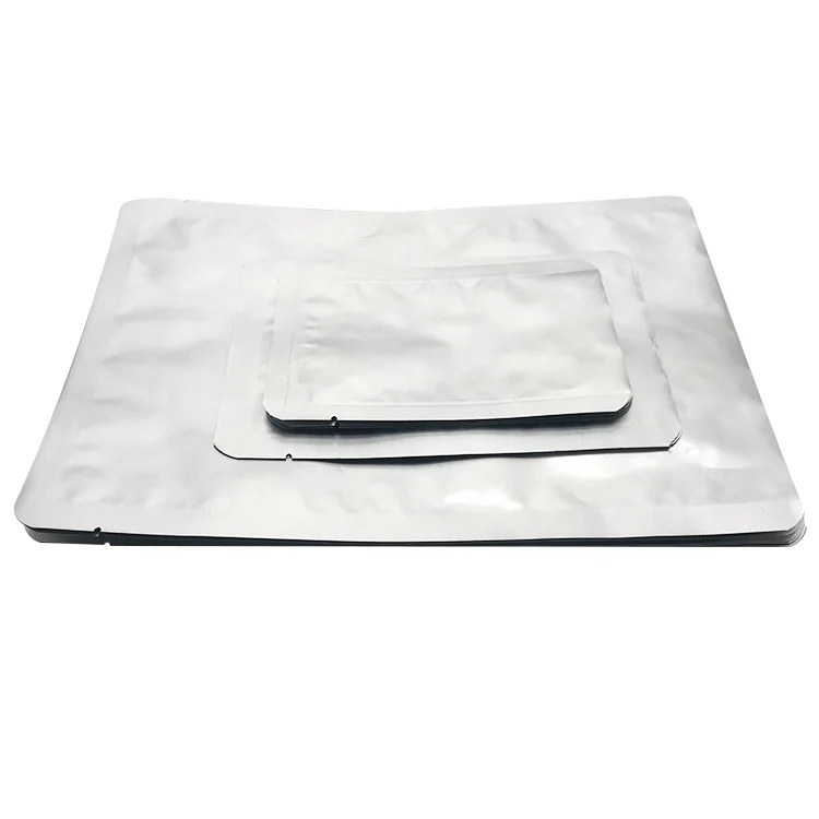 wholesale custom printed aluminum foil bags resealable zip lock silver mylar aluminum foil bags