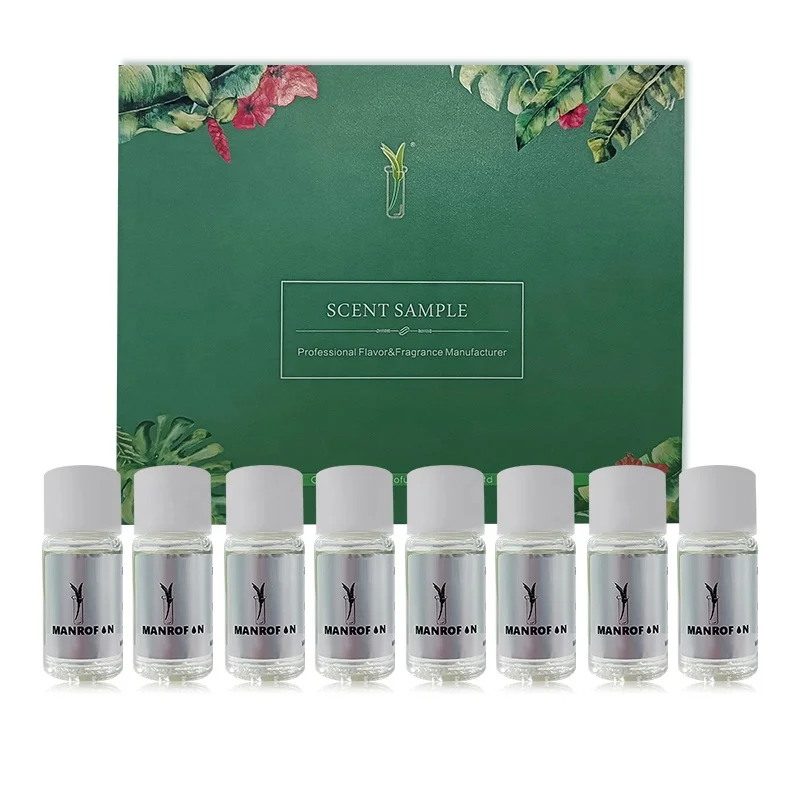 Free Sample Gift Set 10ML Packed 8PCS Custom Daily Fragrance Oil Perfume Fragrance Essential Oils
