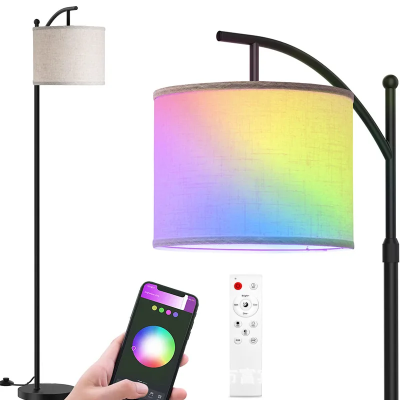 Modern Floor Lamp with 3 CCT adjustable Bulb 9W LED bulb Unique Floor Lamps to Brighten Your Living Room