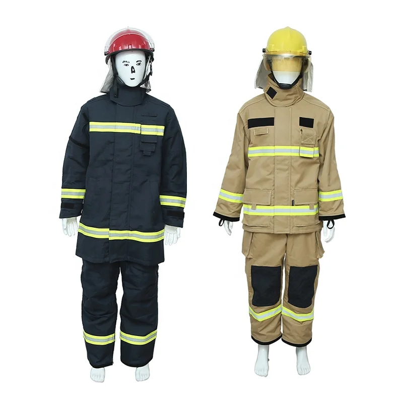 Индивидуальный оптовый Производитель EN469 желтый nomex fireman пожарные