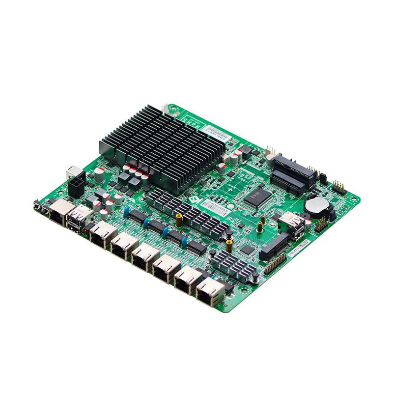 Shenzhen Industrial Server Motherboard with Celeron J1900 6Lan 6USB RS232 PS2 Firewall Motherboard