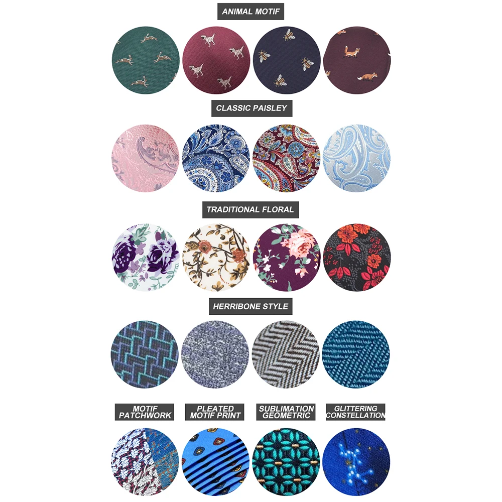 RunLin Factory Wholesale Customized Woven Handmade Men Silk Ties Jacquard for Sale