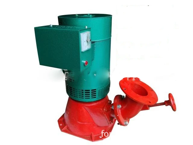 3kw excitation oblique impact small hydroelectric generator micro flow generator water turbine