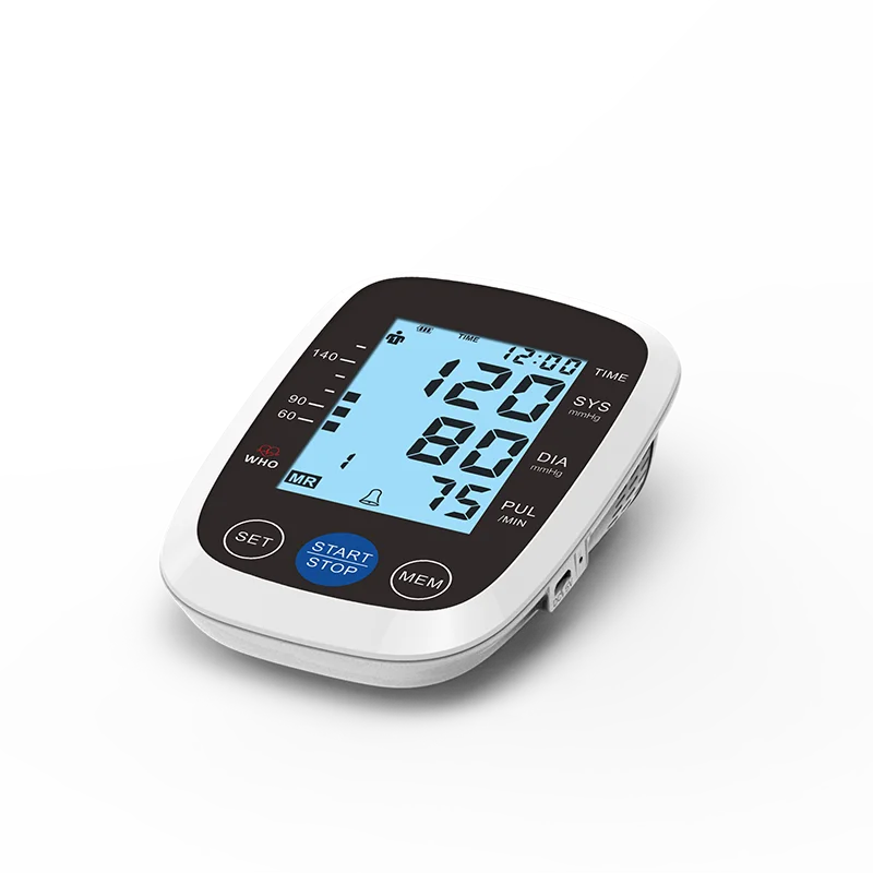 One-button measurement, with voice broadcast function, customized backlight, electronic blood pressure monitor