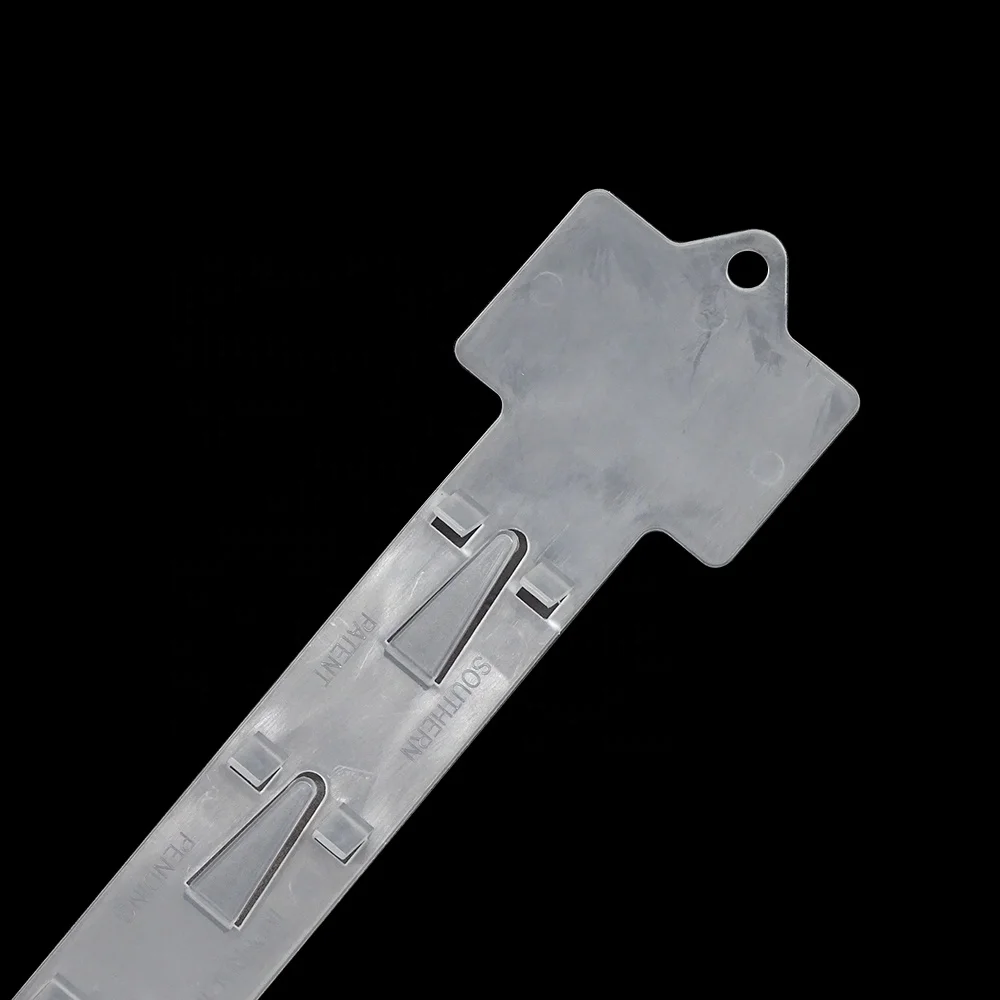 retial plastic hanging display clip strips for supermarket hang strip clip for retail PP supermarket