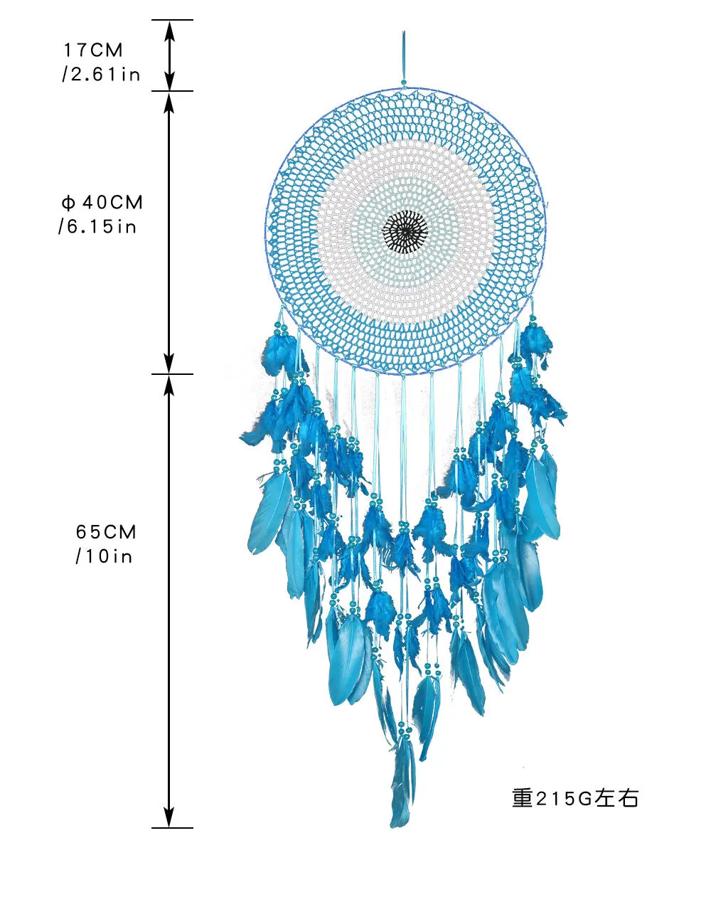 Ornaments Home Decoration Wholesale Dream Catchers Blue Enchantress Home Decorative Accessories Wall Decorations