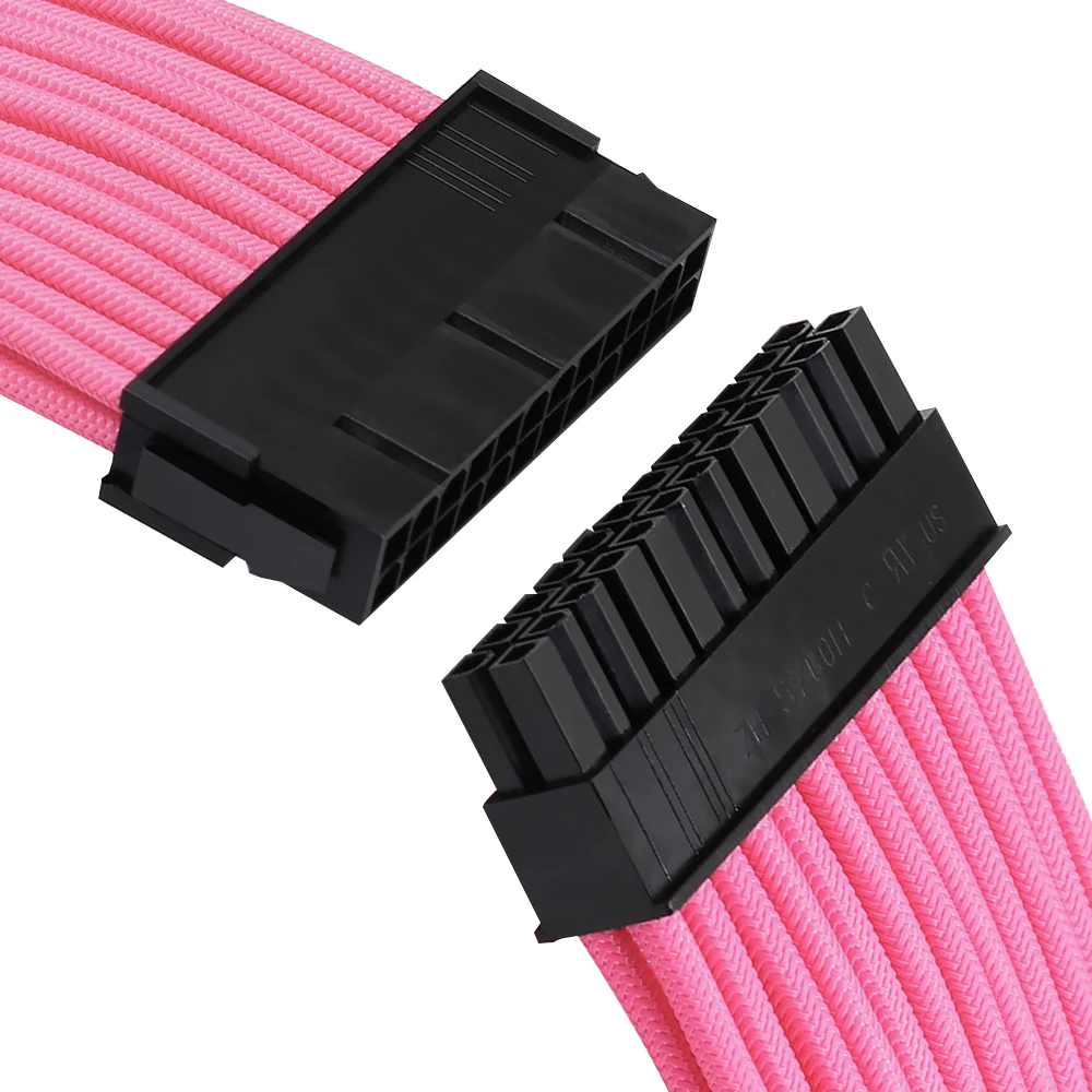 SAMA 18AWG 30cm ATX 24-pin Pvc Copper Stripped  Extension Cable Computer Extension Cord