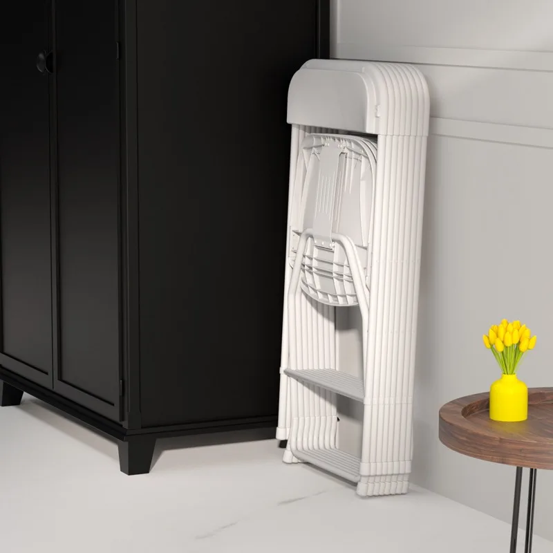 Durable and sturdy plastic material, breathable folding tables for events multi-purpose white folding chairs