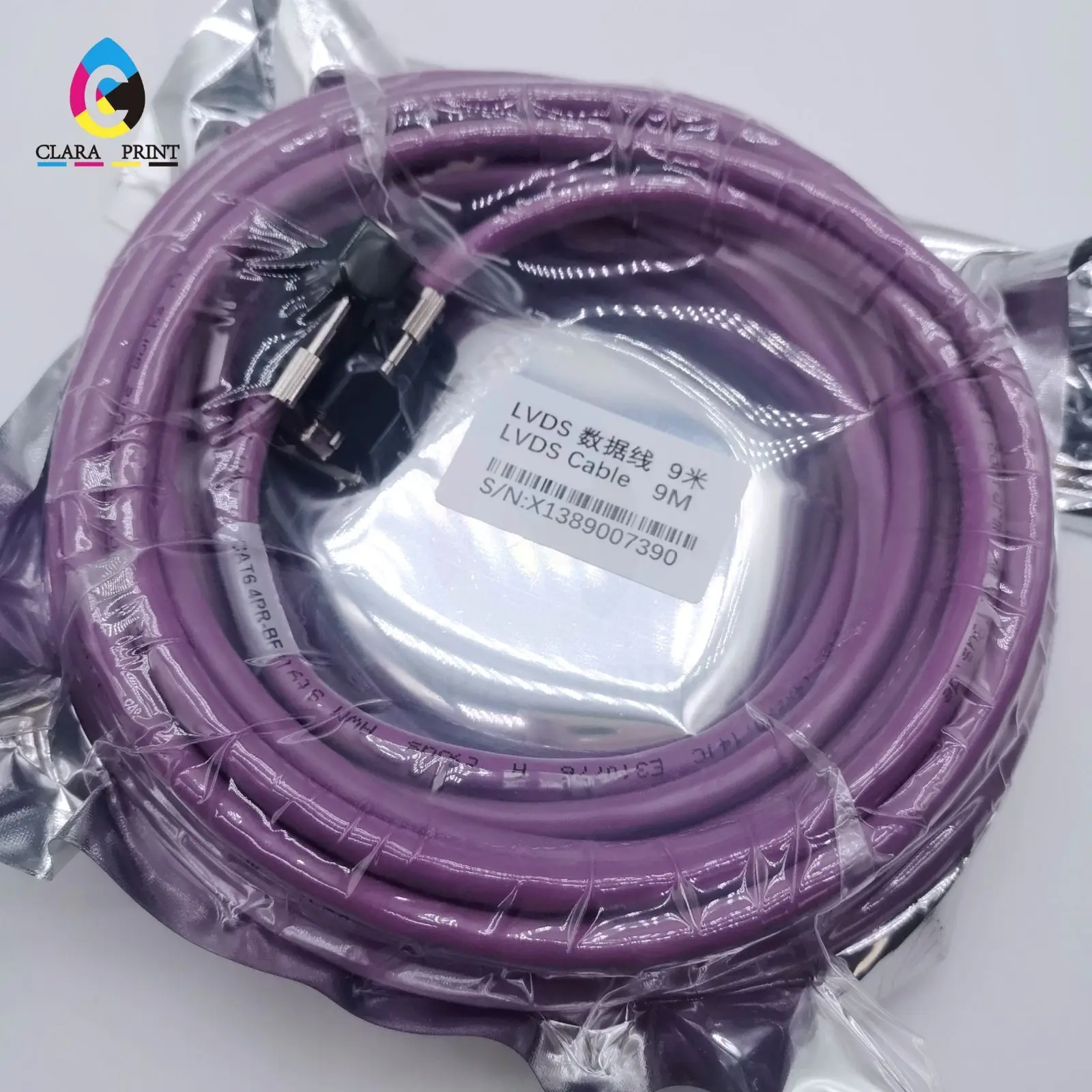 Оригинальный кабель LVDS 14 pin 9 м волоконно-оптический кабель/фиолетовая линия высокой плотности
