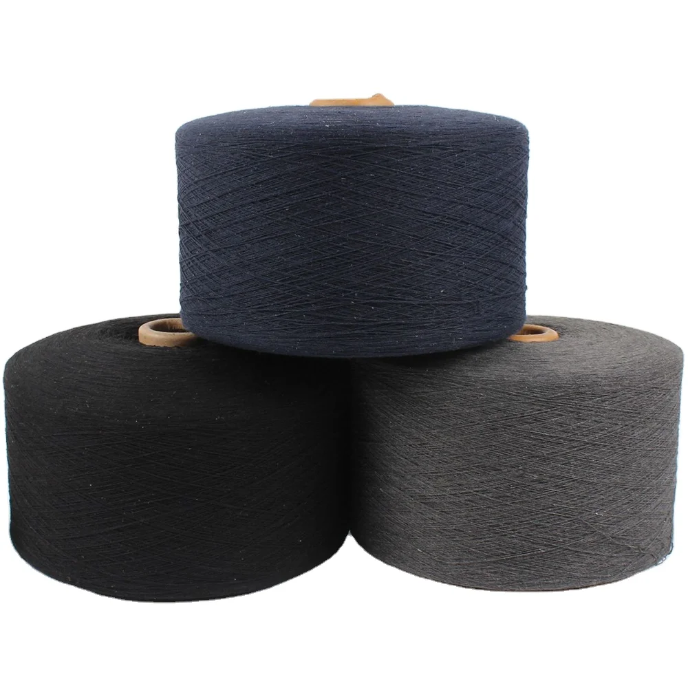 Cotton yarn dyed socks cheap sock regenerated yarn to make socks