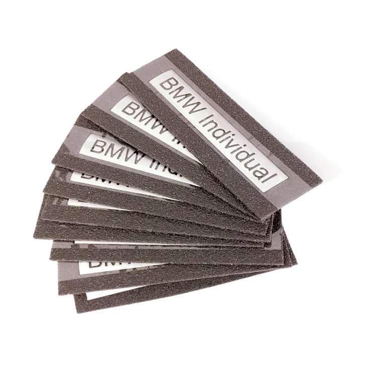 custom adhesive auto plastic emblem 3M car sticker