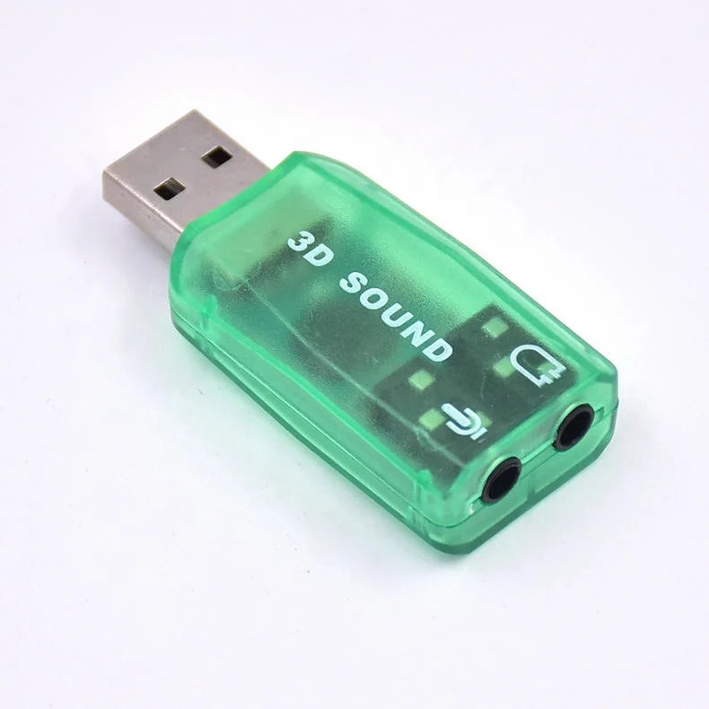 Внешняя USB звуковая карта 5 1 каналов 3
