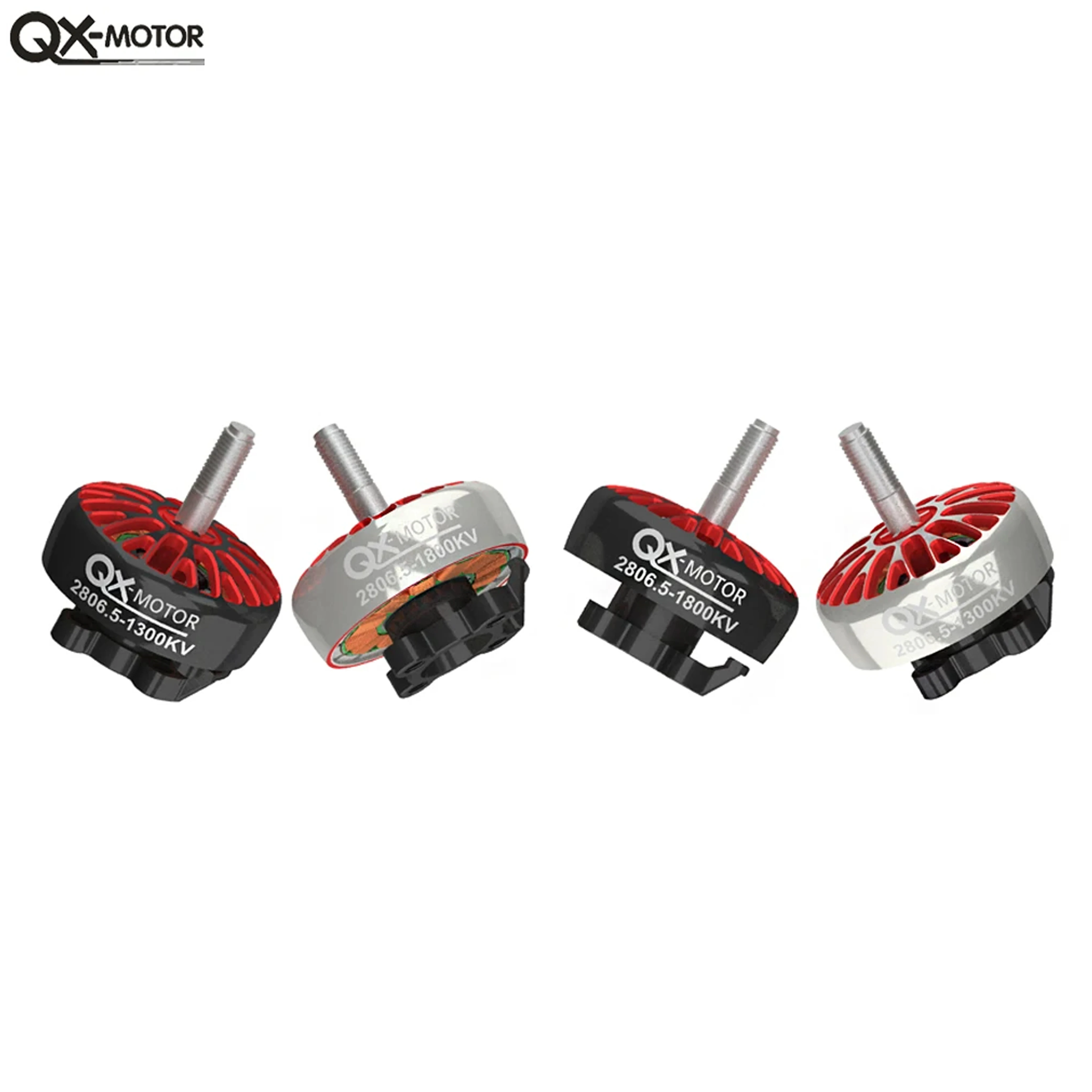 QX-MOTOR 2806.5 1300KV 1800KV Brushless Motor Black White for FPV Aircraft/Drones/Helicopters Remote Control Of Toy Accessories