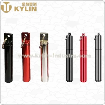 portable mini metal bin for holding toothpick with keyring metal mini toothpick dispenser