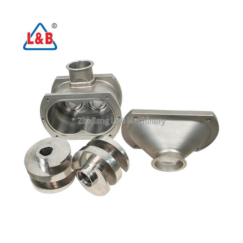 Zhejiang L &B Brand CE and ISO Certificated Stainless steel double screw pump mayonnaise molasses yogurt twin screw pump