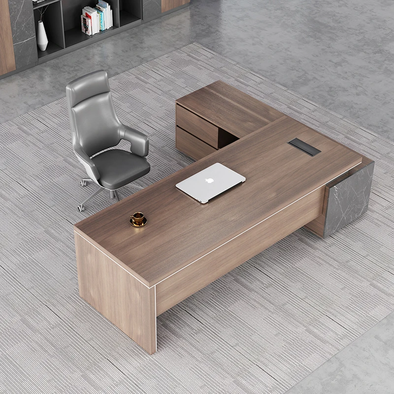 Wholesale price director industrial office desk table modern luxury ergonomic executive office desk wood