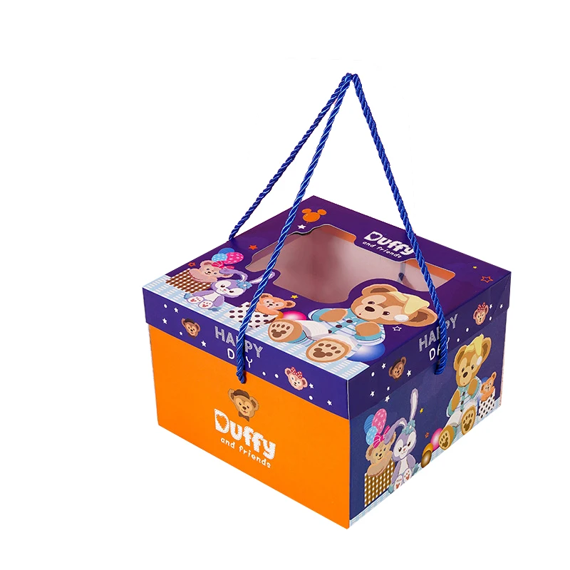Gift Chocolate Birthday Baby Present Box Christmas Gift Box For Kids Toys Packaging Lid and Base Boxes with Clear Window