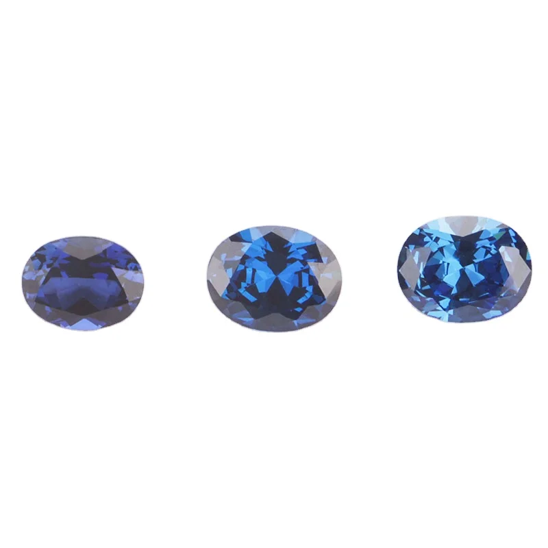Celebrity gems wholesale high quality synthetic gemstones oval shape113# spinel loose stone