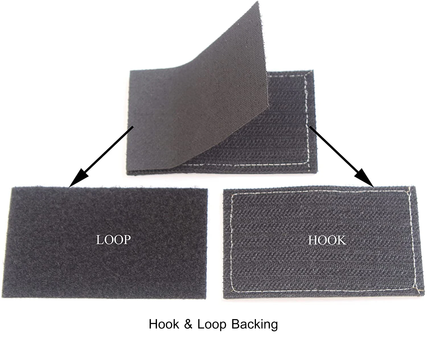 Factory Price African Flag Morale Badge Embroidery Hook and Loop Patch