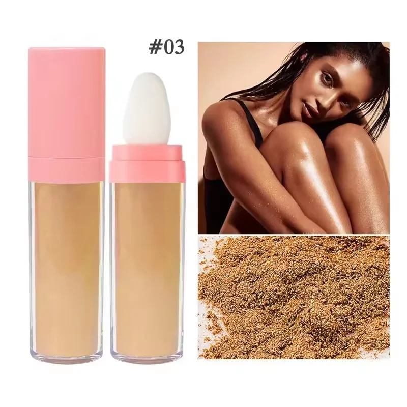 Wholesale Highlighting Powder Private Label Vegan 6 Shades Dispersed Fairy Dust Highlighting Powder Bronze Glowing Powder