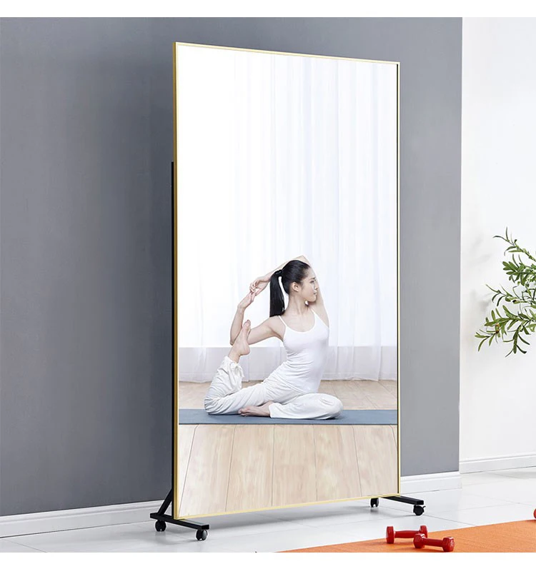 Movable Mirror for dancing room yoga gym mirror