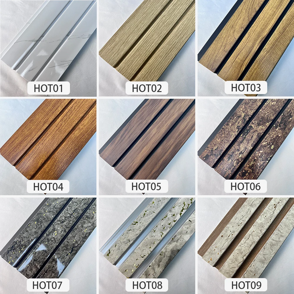 Easy Install Hot Sale Polystyrene Wall Panel Waterproof Decoration Ps Interior 3d Wood Color Wall Panel