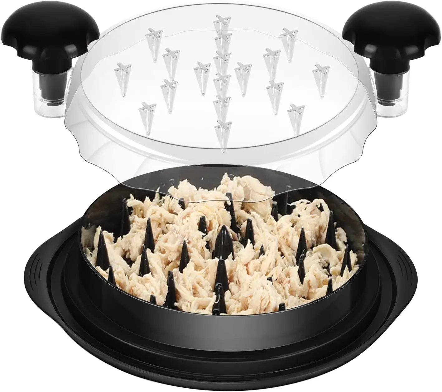 Chicken Shredder Tool Twist BPA Free Ergonomic Handle Non-slip Base The meat shredder machine for Chicken Pork Beef