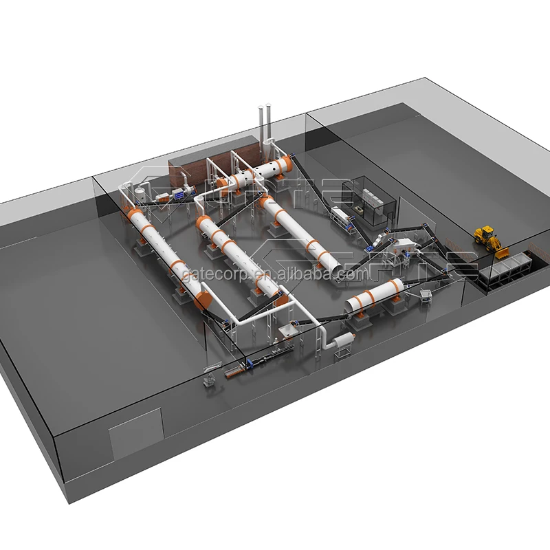 GATE Top Quality Urea Fertilizer Production Line/Compound Fertilizer Production Equipment For Sale