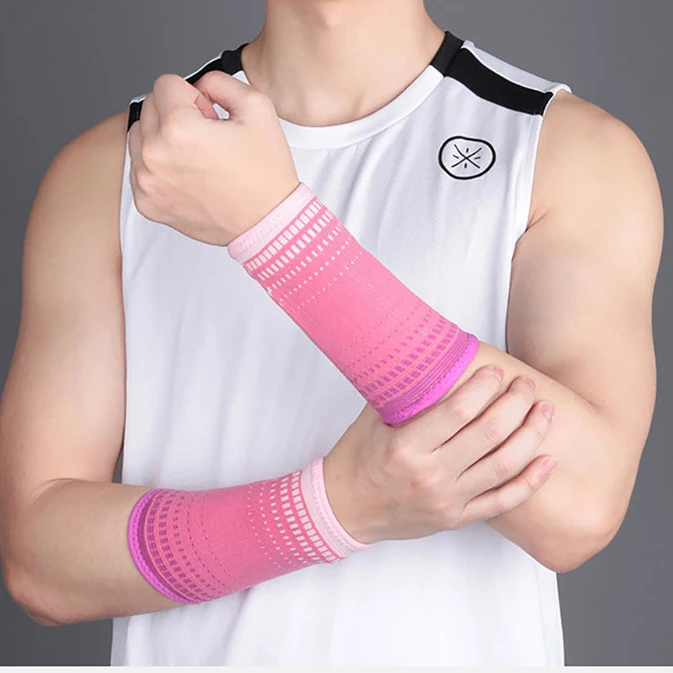  Custom Simple Sport Elastic Embroidered Adjustable Orthopedic Wrist