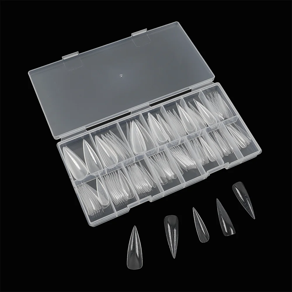 BQAN Cheap Manicure Tool Accessories Set Acrylic Nails Tips Coffin Building Extension Nail Models For Nail Beauty