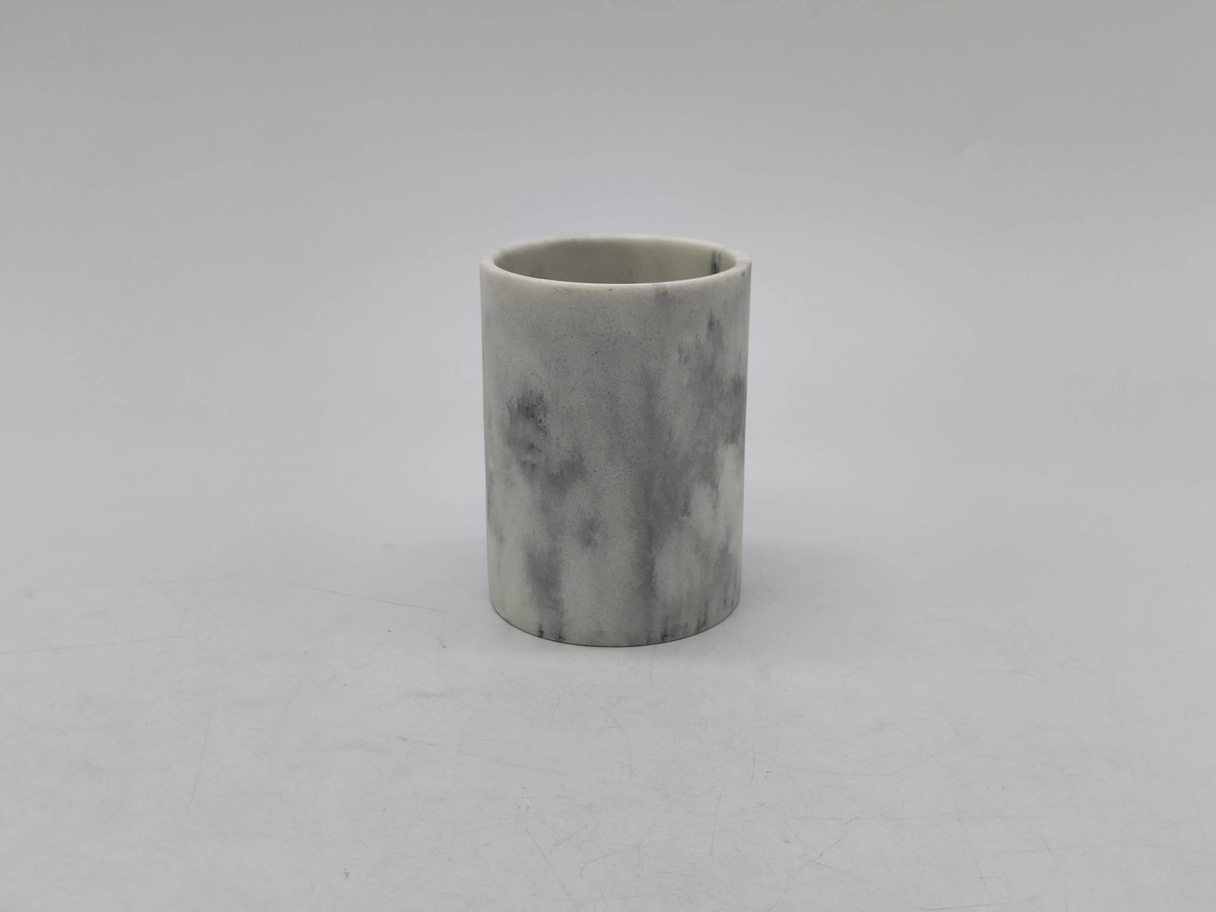 simple style Restroom Decoration White and Black Marble Hotel Decoration Bathroom Accessory Sets lotion dispenser