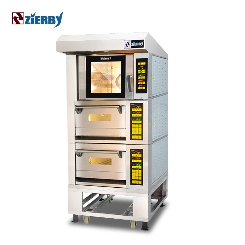 
2 deck 2 tray classic and 4 tray convection steam hot air deck oven 