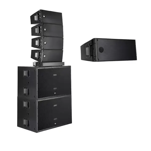 HDL 20-A dual 10 inch pro sound active two-way line array speaker professional audio powered sound system outdoor rcf speakers