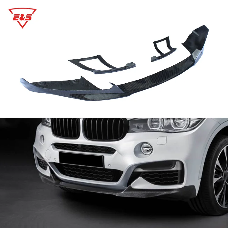 Carbon Fiber Lip For BMW X5X6 F15 F16 2013-2019 Car Auto Parts for MP style front lip bodykit